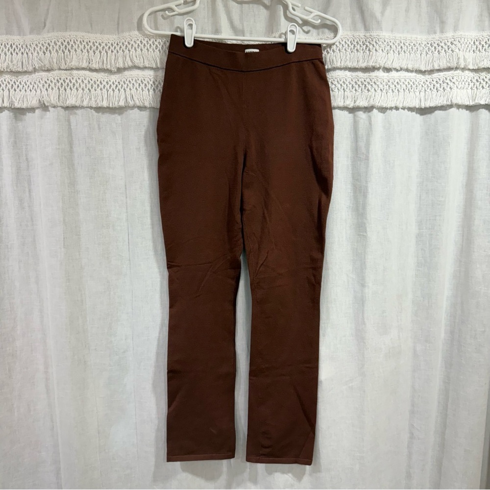 Aritzia Sunday Best Ellie Pant Brown Knit Pants